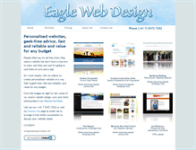 Tablet Screenshot of eaglewebdesign.com.au